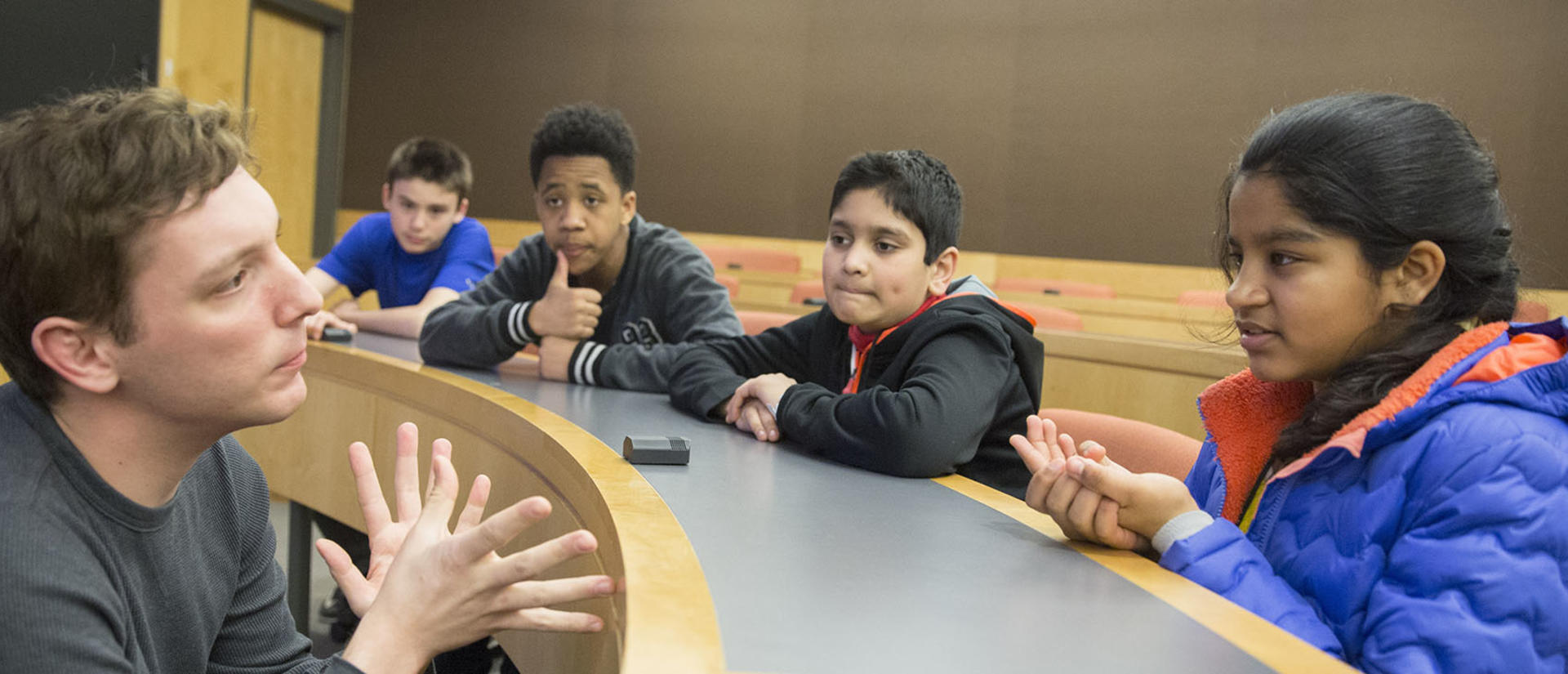 students in a classroom